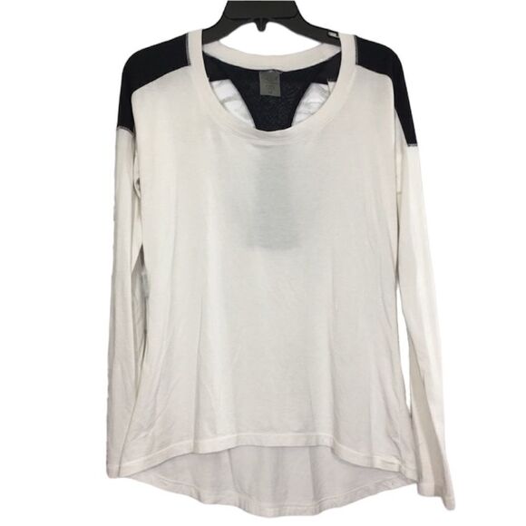 CALIA BY CARRY UNDERWOOD MESH RACERBACK LONG SLEEVE TEE MEDIUM - Picture 1 of 8